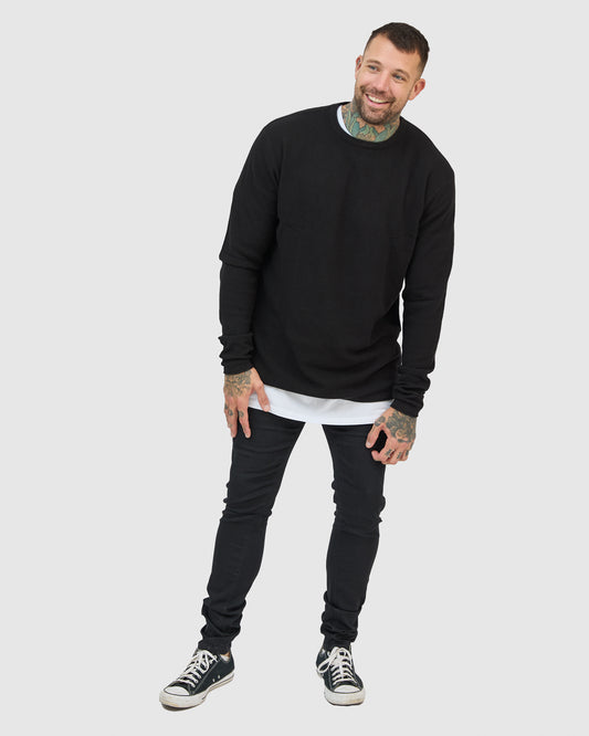 Road Knit Sweater - Black