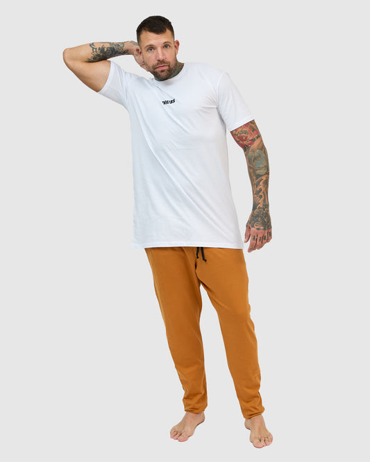 Loungewear Lounge Pants - Mustard Brown