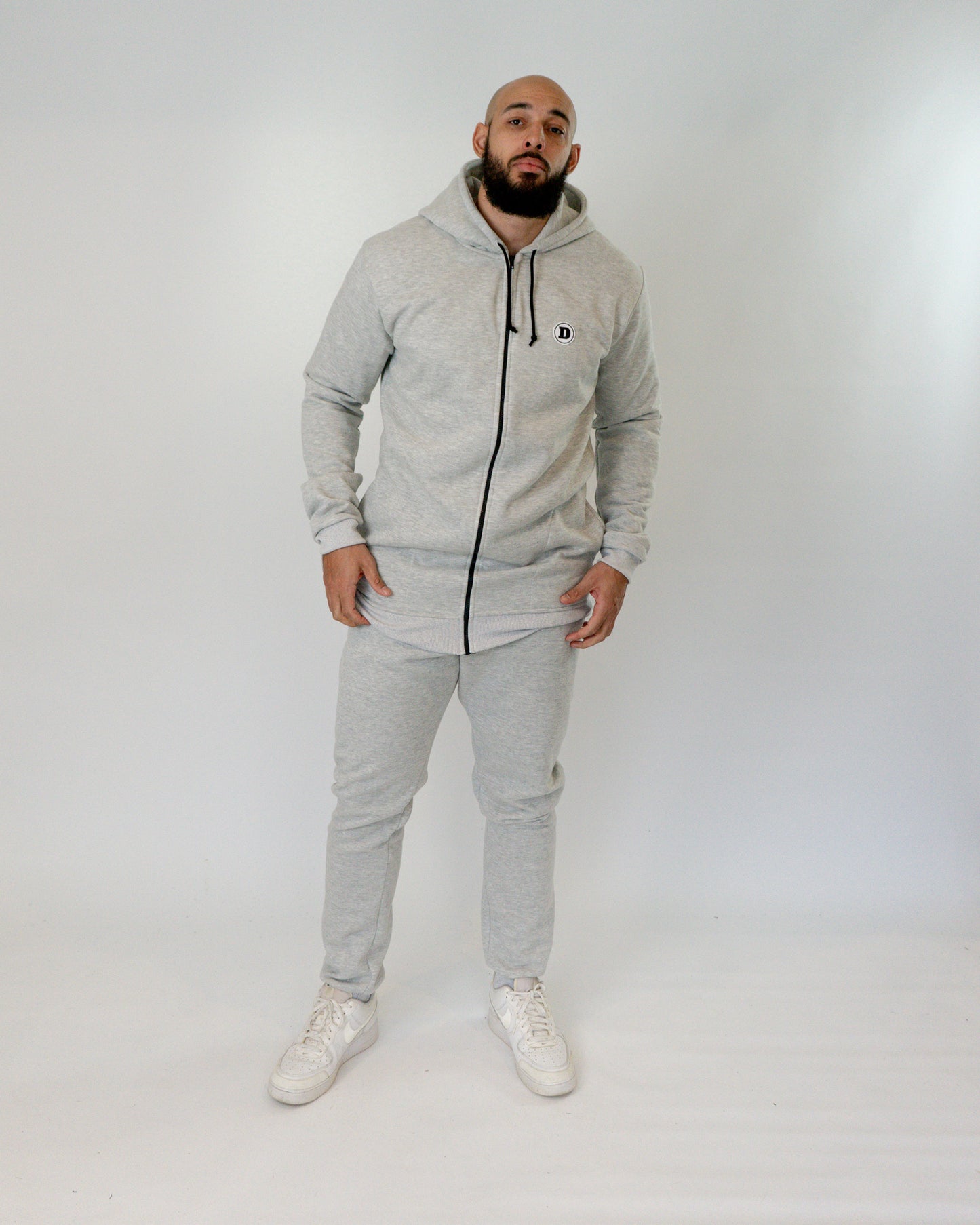 Flynn Zip Hoodie - Grey