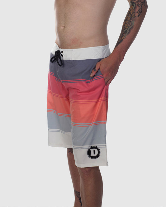 Han Board Shorts - Watermelon Stripe