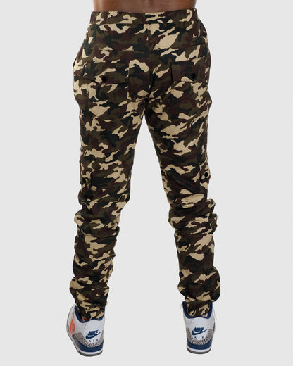 Cargo Joggers- Green Khaki Camo