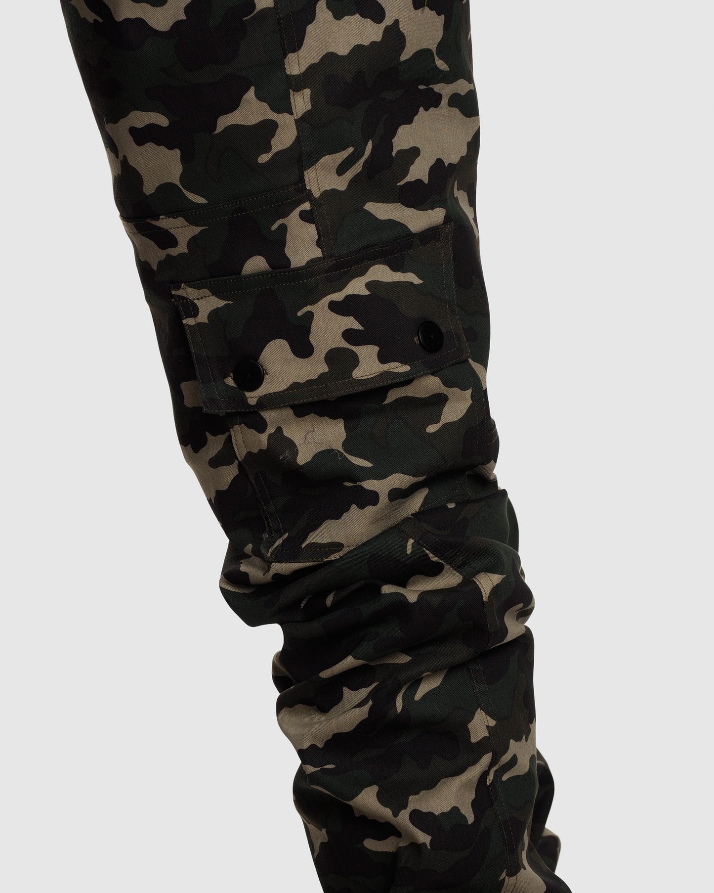 Camo Joggers- Army Green