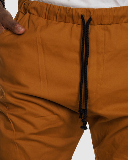 Streety Cargo Joggers - Mustard