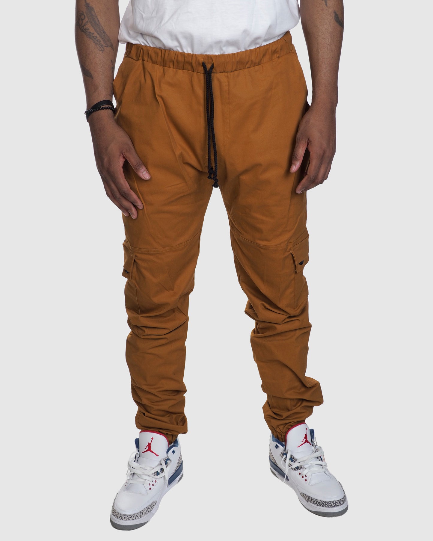 Streety Cargo Joggers - Mustard