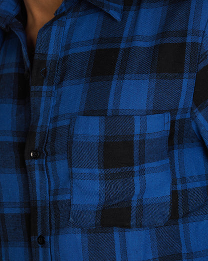 Check Shirt- Blue/Black Check