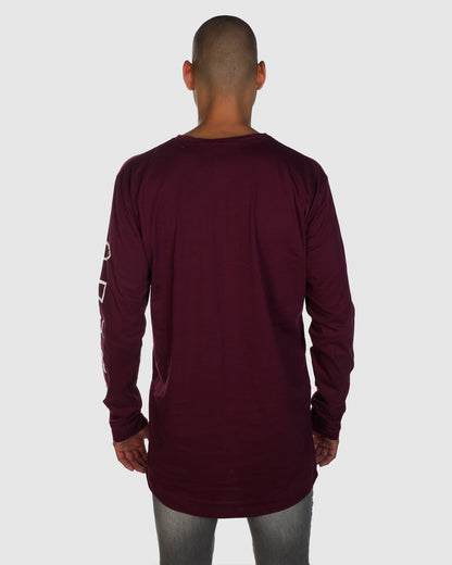 Bailez Long Sleeve - Maroon