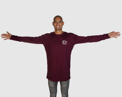 Bailez Long Sleeve - Maroon