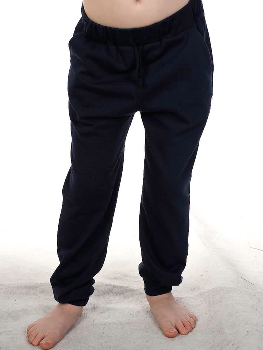 Reidy Cotton Pants- Navy