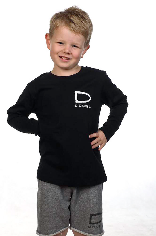 Kids Long Sleeve Tee - Black