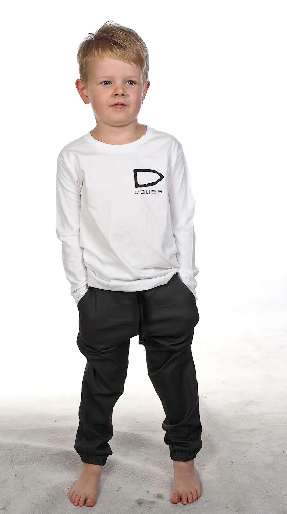 Kids Long Sleeve Tee - White