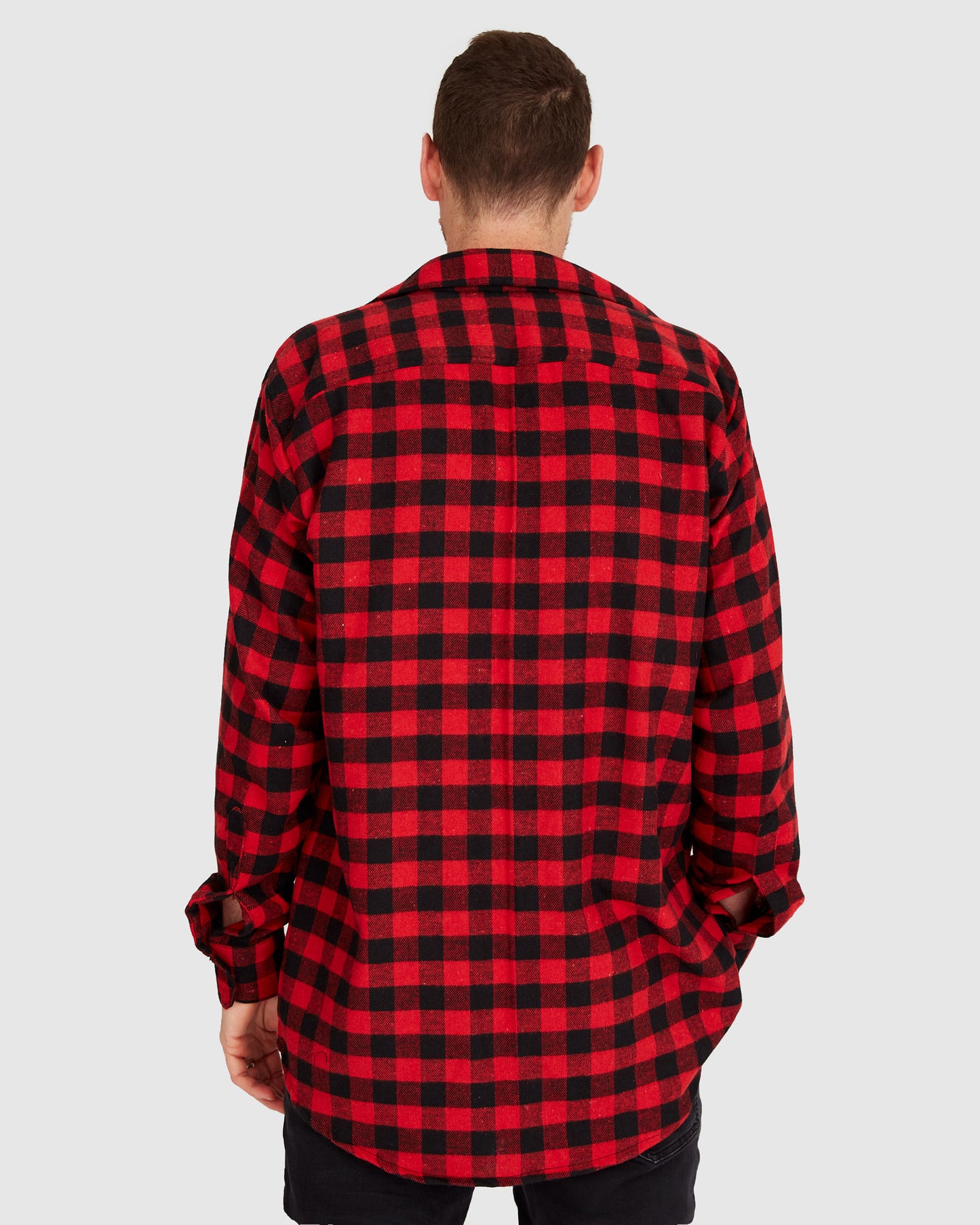 Aussie Flanny - Red/Black Check