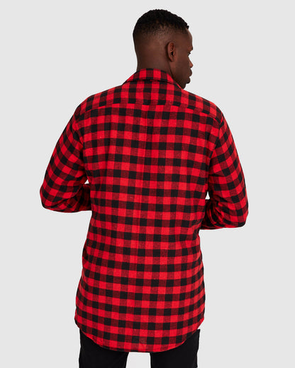 Aussie Flanny - Red/Black Check