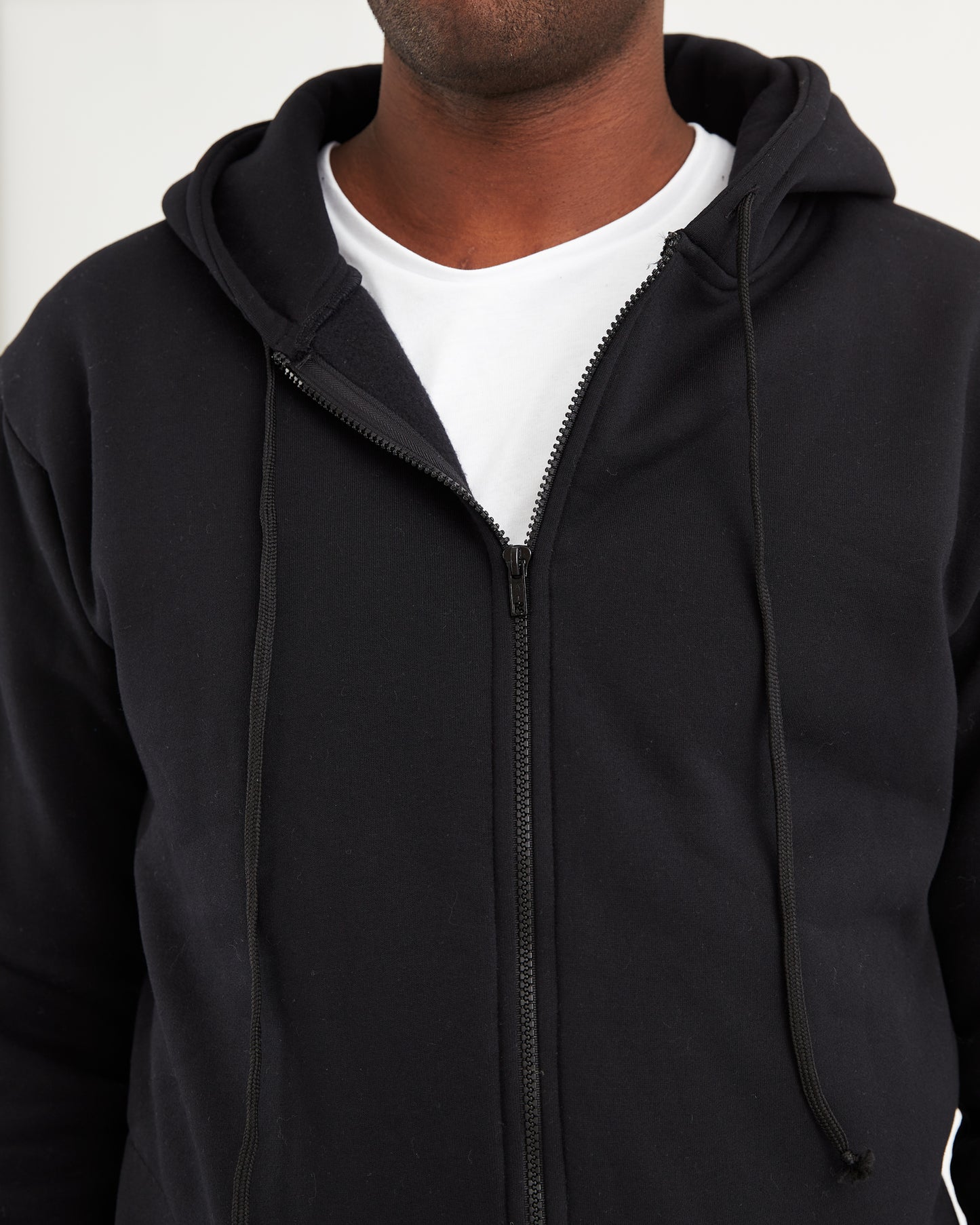 Flynn Zip Hoodie - Black