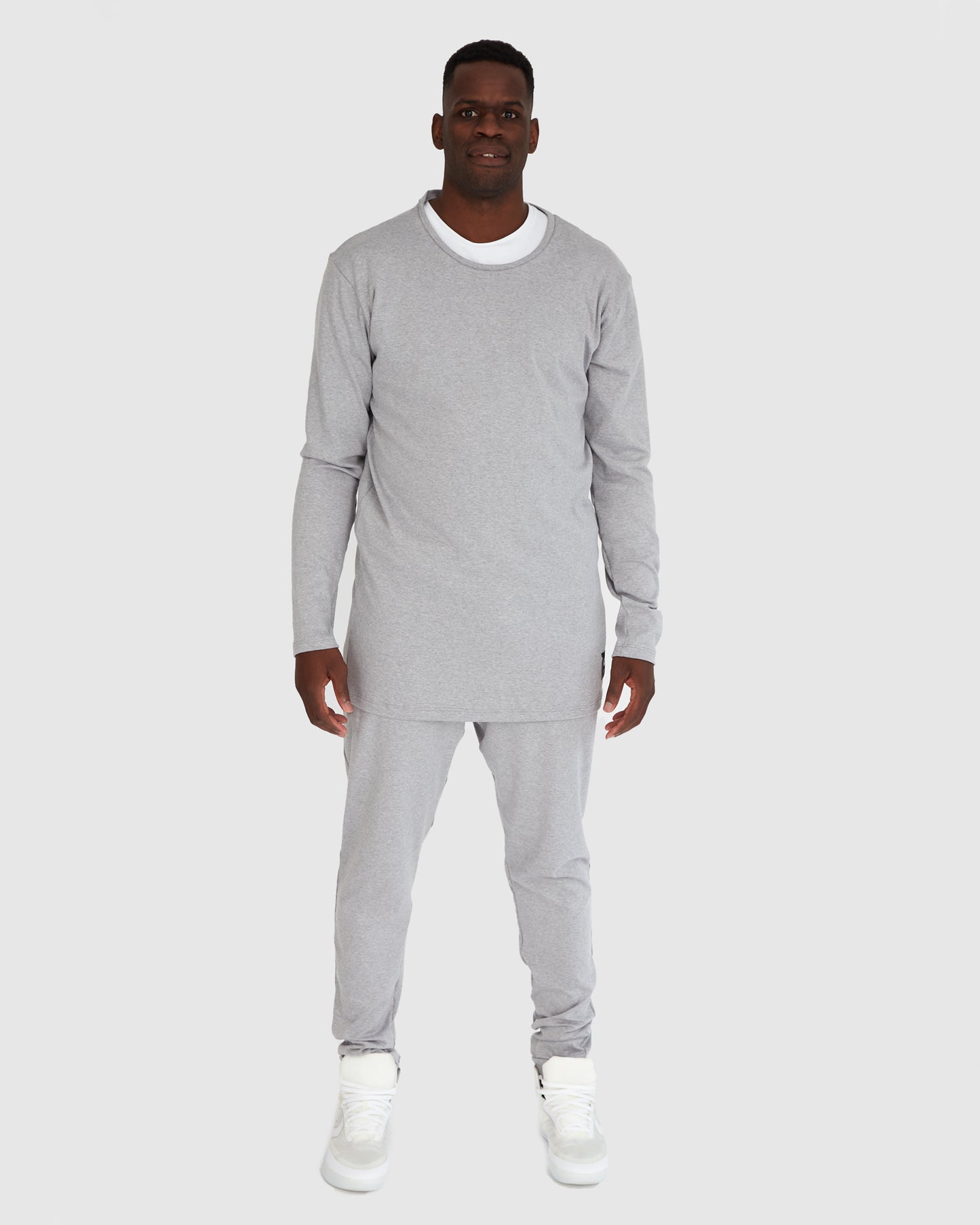 Loungewear Top - Bamboo Grey