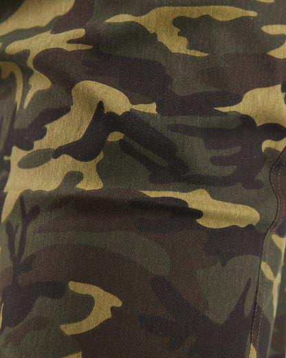 Camo Cargo Joggers- Dark Green