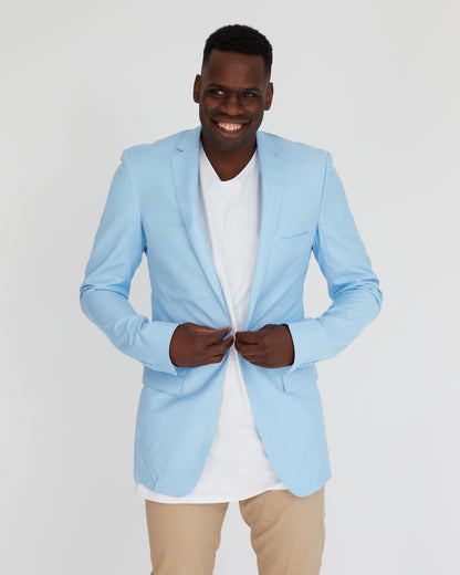 Zimmer Suit Jacket - Sky Blue Blazer