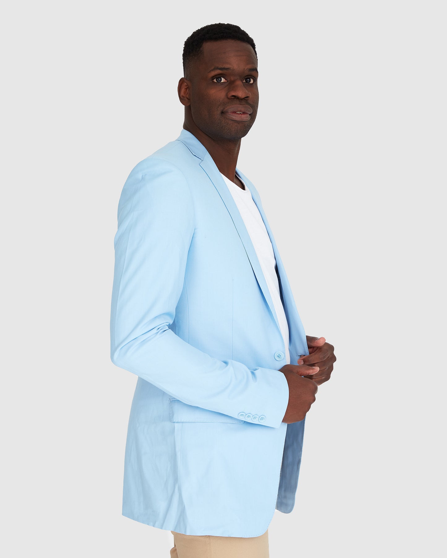 Zimmer Suit Jacket - Sky Blue Blazer