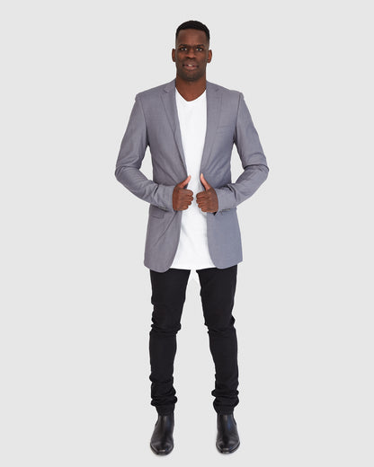 Zimmer Suit Jacket - Grey Blazer