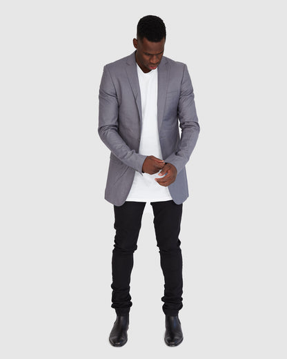 Zimmer Suit Jacket - Grey Blazer