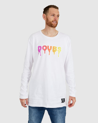 Doubs Drip Long Sleeve - white