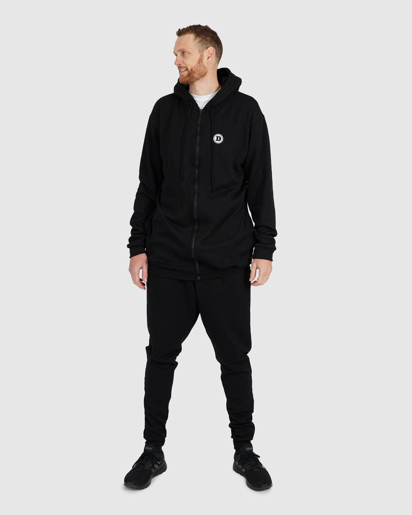 Trackie Set - Black Sweatsuit