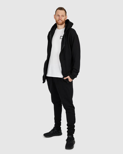 Flynn Zip Hoodie - Black