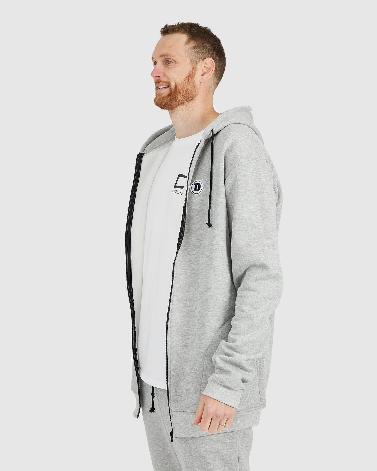 Flynn Zip Hoodie - Grey