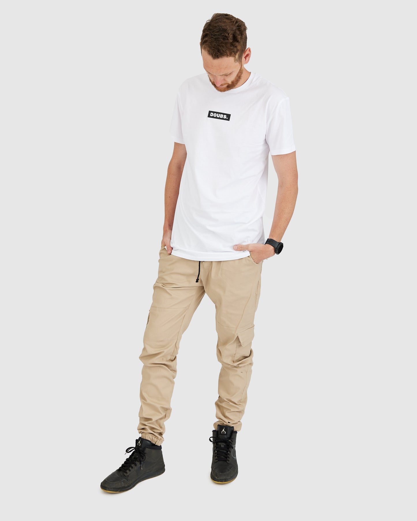 Streety Cargos Joggers - Beige