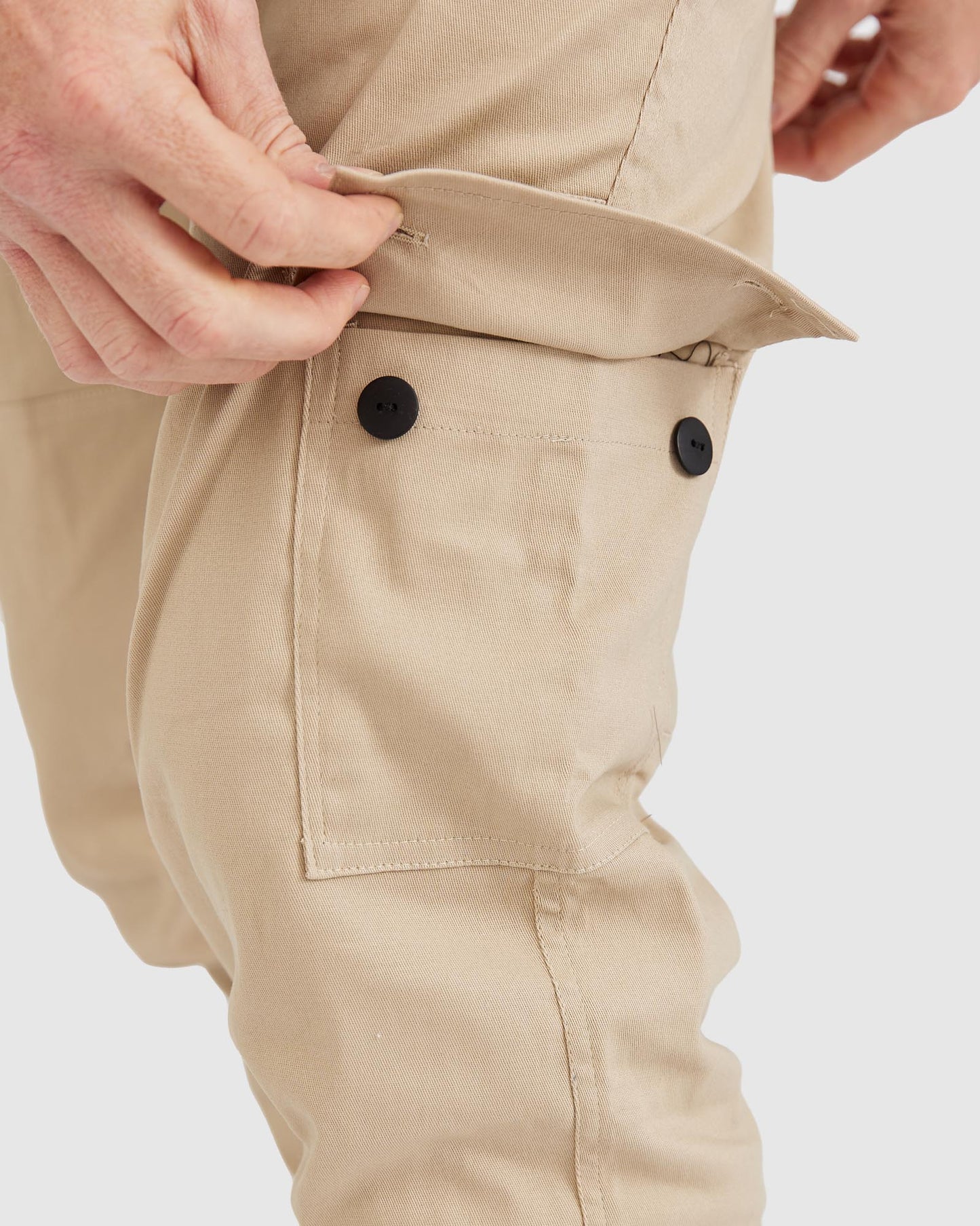 Streety Cargos Joggers - Beige