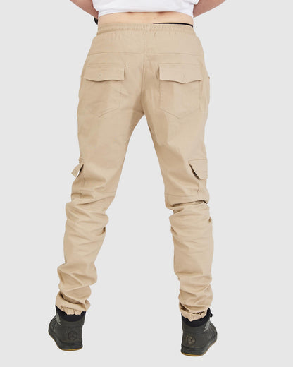 Streety Cargos Joggers - Beige