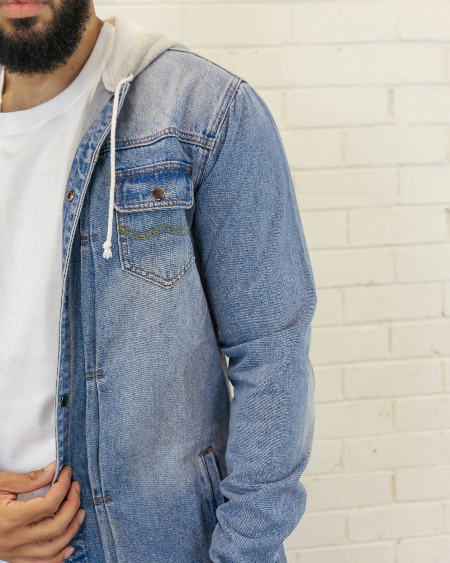 Denim Hoodie Jacket