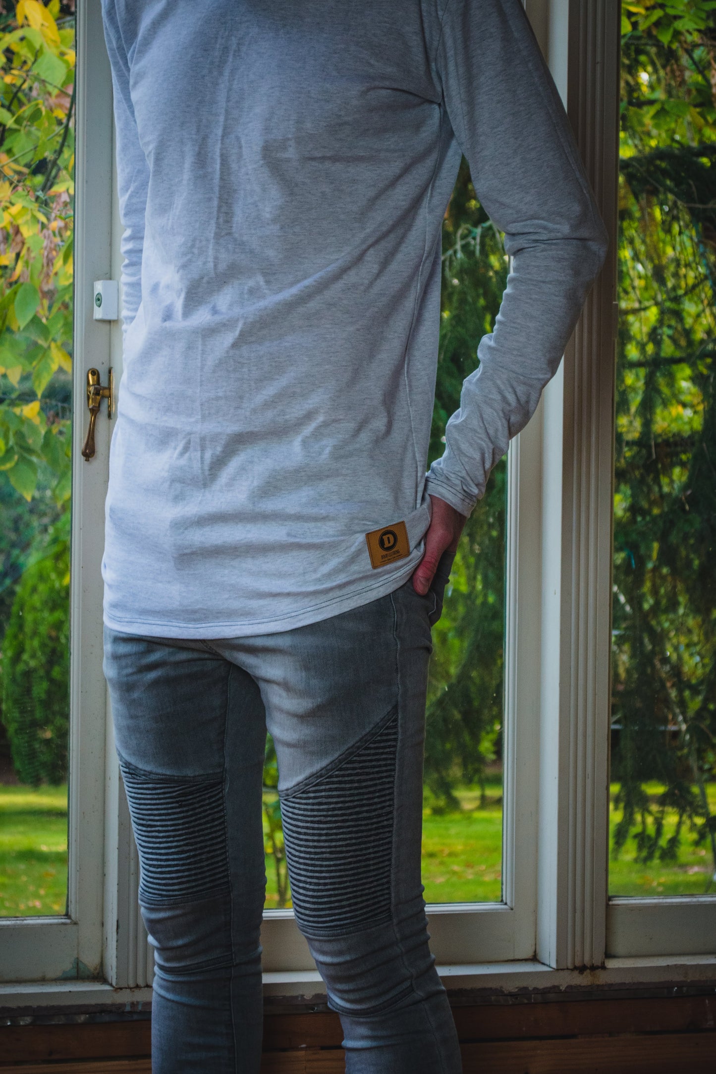 Kevy Hoodie - White Marle