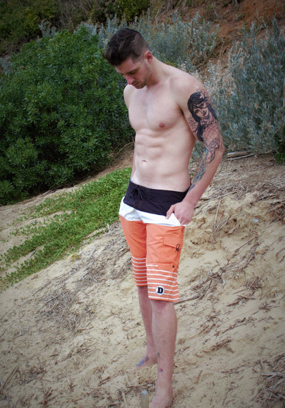 Han Board Shorts - Burnt Orange