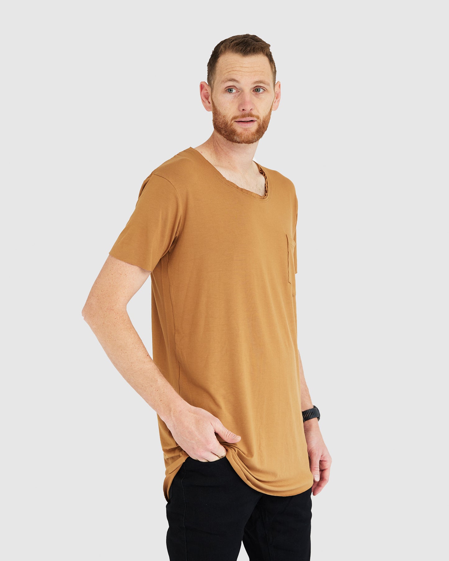 Raw Tee - Mustard