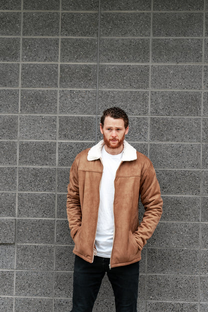 Jai Suede Jacket - Camel