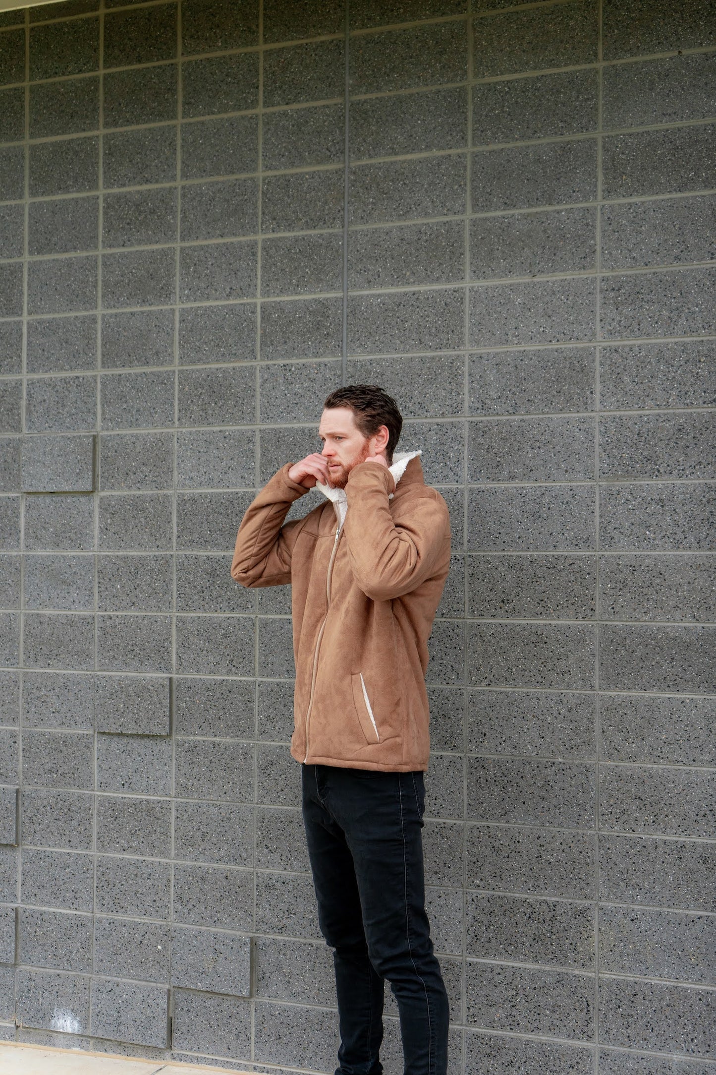 Jai Suede Jacket - Camel