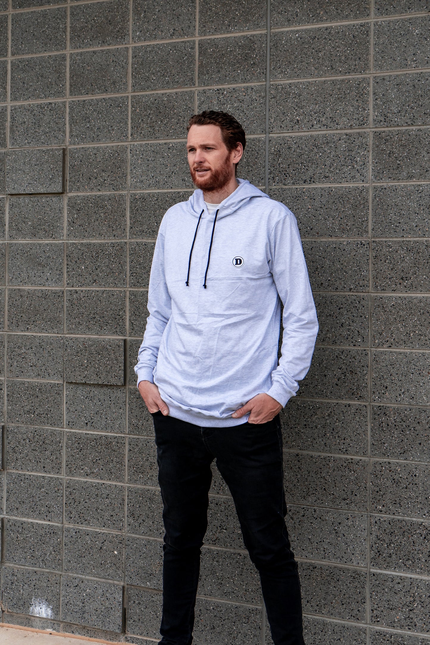 Luc Hoodie - White Marle