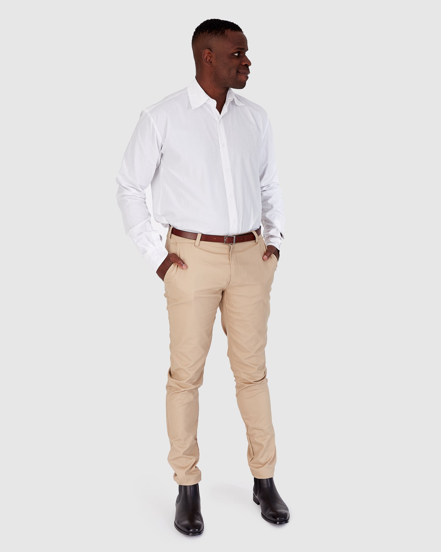 Mason Chinos - Skinny Fit Slacks - Beige