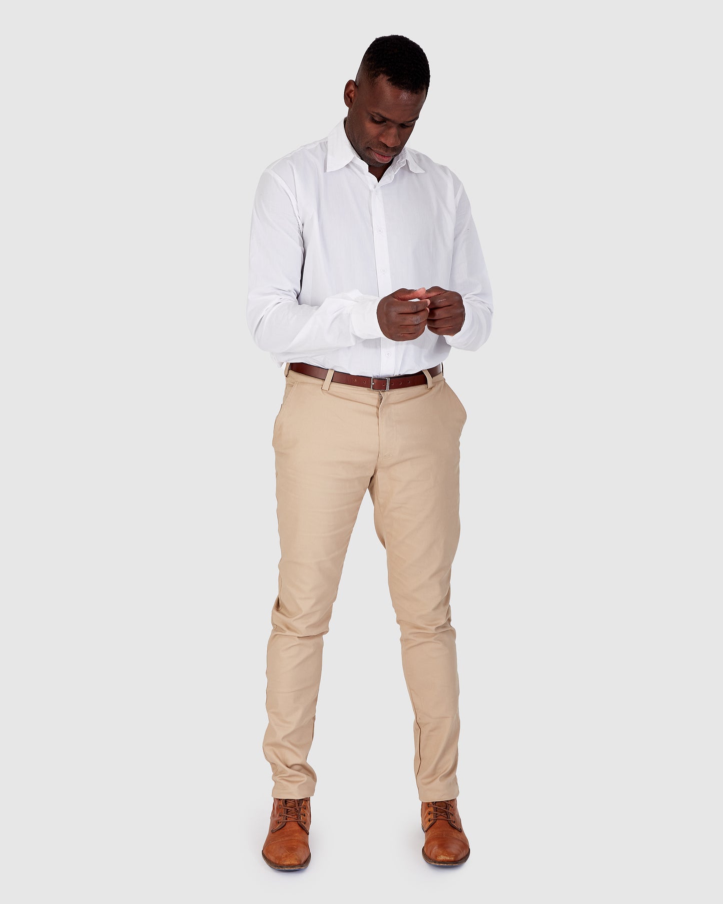 Mason Chinos - Skinny Fit Slacks - Beige