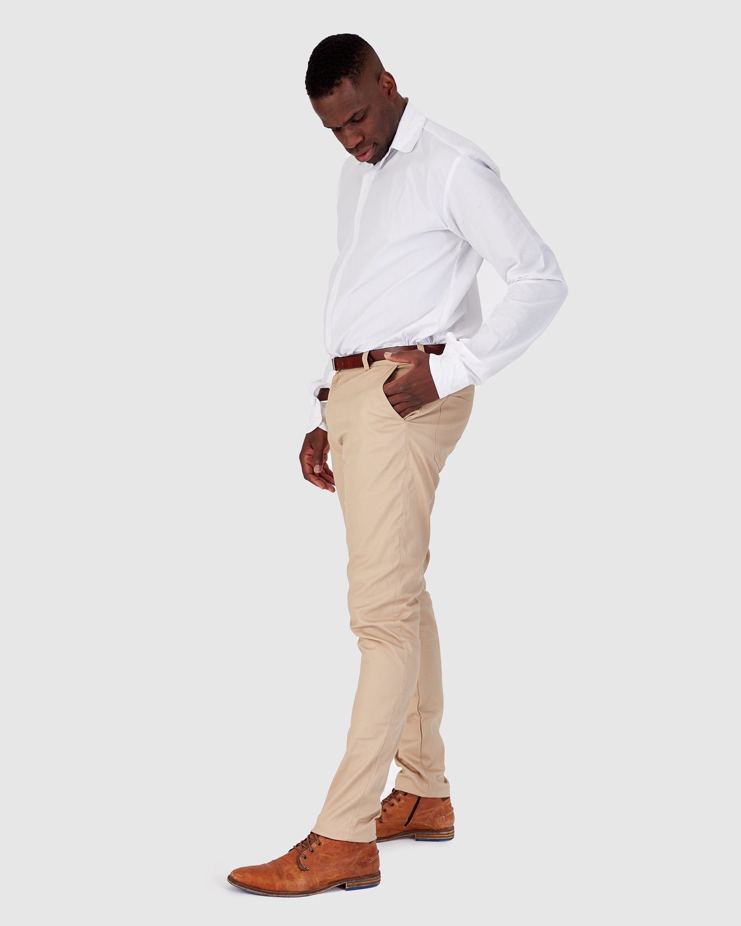 Mason Chinos - Skinny Fit Slacks - Beige