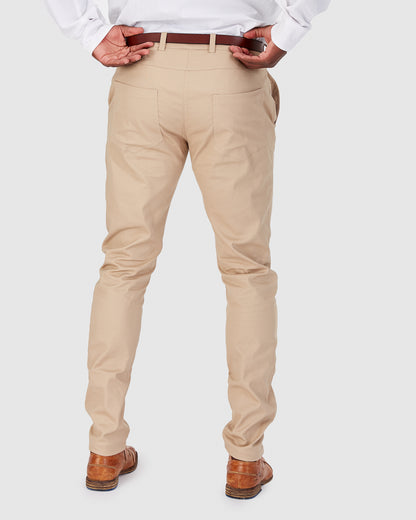 Mason Chinos - Skinny Fit Slacks - Beige