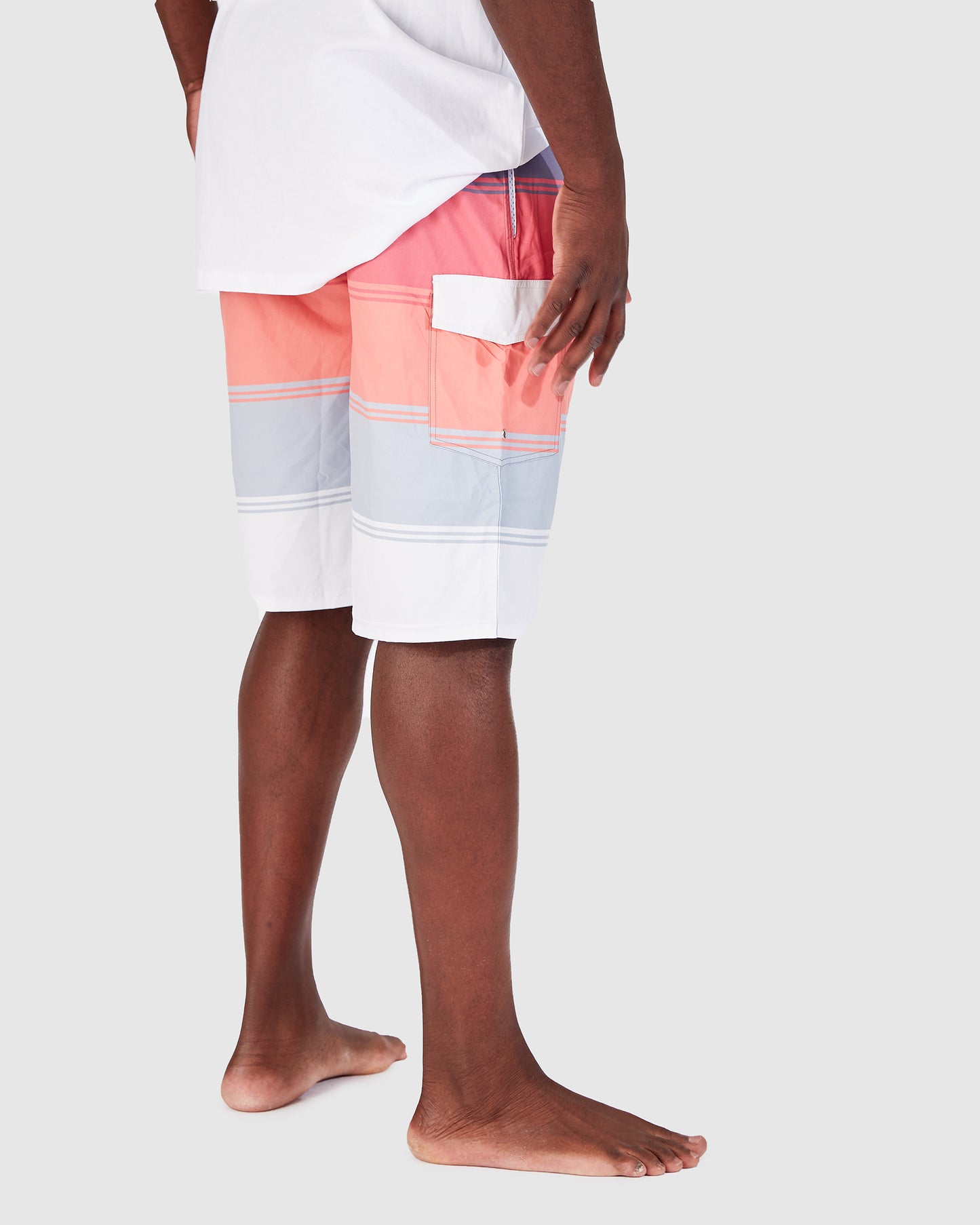 Han Board Shorts - Watermelon Stripe