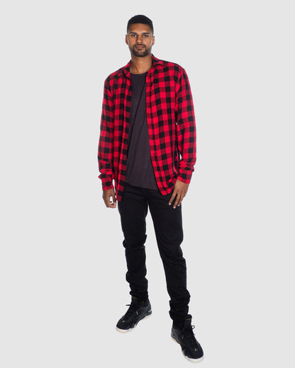 Check Shirt- Red/Black Check