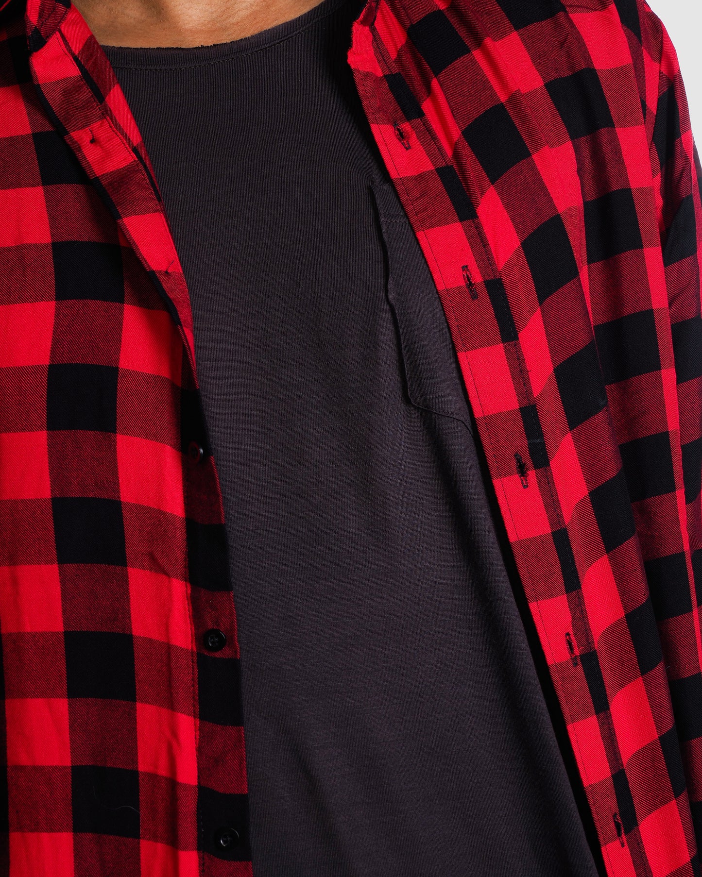 Check Shirt- Red/Black Check