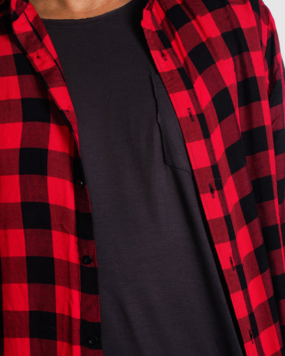 Check Shirt- Red/Black Check